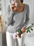 FASHION WOMEN LONG SLEEVE TOP SWEATER