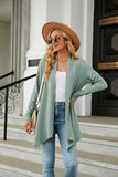 SOLID COLOR LOOSE LONG SLEEVE COAT