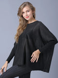 FASHION LONG-SLEEVED SOLID COLOR PULLOVER SWEATER
