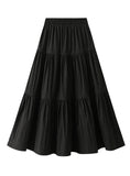 High Waist Medium to Long Skirt