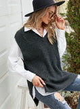 FASHION CASUAL TOP SLEEVELESS V-NECK VEST