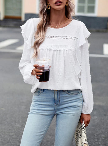 SOLID COLOR CASUAL LONG SLEEVE SHIRT