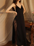 FASHION SEXY SATIN GAUZE SUSPENDER DRESS