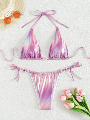 JEWELRY LACE UP SEXY BIKINI