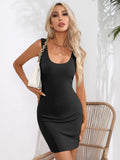 PIT SLEEVELESS VEST SHORT DRESS