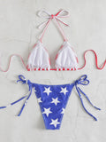 SEXY STRIPE TWO PIECE BIKINI