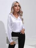SATIN LONG SLEEVE SHIRT