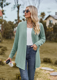 SOLID COLOR LONG SLEEVE LOOSE COAT