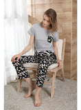 FASHION SHORT-SLEEVED TROUSERS LADIES' HOUSEHOLD CLOTHES