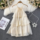 Effortless Tulle Soft Pink Tiered Dress