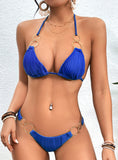 Solid Two Piece Bikini