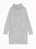 FASHION LONG-SLEEVED HIGH-NECKED SOLID COLOR SWEATER