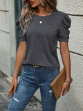 CASUAL SHORT SLEEVE PULLOVER T-SHIRT