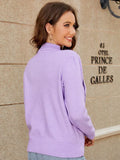 FASHION WOMEN LEISURE ROUND NECK SWEATER