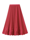 Women Slim Pleated Skirt