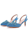 SHALLOW-MOUTHED POINTED STILETTO HEELS SANDALS