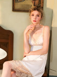 FASHION SLIM-FIT STRAPS NIGHTDRESS PAJAMAS
