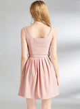 SLEEVELESS SUSPENDER VEST DRESS