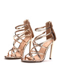 11 CM ROMAN STILETTO HEELS SANDALS