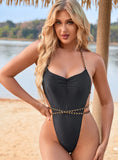 STRAP SEXY BACKLESS BIKINI