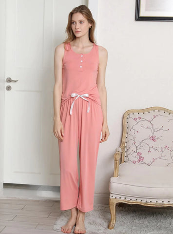 FASHION SLING VEST TROUSERS HOME PAJAMAS