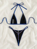 SEXY TRIANGLE SWIMSUIT SPLIT BIKINI