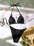 SOLID CRYSTAL DIAMOND BIKINI