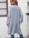 FASHION FRINGED LONG SLEEVE KNITTED SWEATER