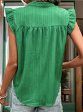FLYING SLEEVE SPLICING PULLOVER SHIRT