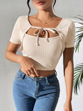 PIT RIB FAKE TWO-PIECE T-SHIRT