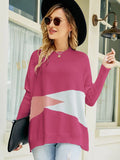 CASUAL LOOSE BAT CUFF PULLOVER SWEATER