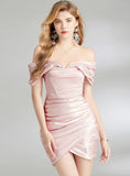ELASTIC TUBE TOP OFF THE SHOULDER DRESS
