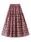 FLORAL HOLIDAY WIND SKIRT
