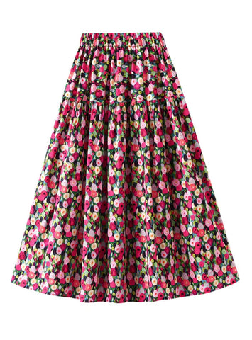 FLORAL HOLIDAY WIND SKIRT