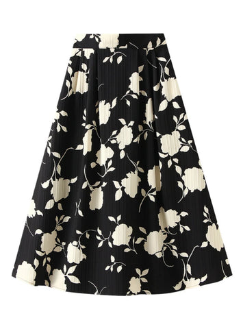 FLORAL SUMMER THIN SLIM SKIRT