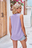 SOLID COLOR LOOSE V-NECK LACE T-SHIRT