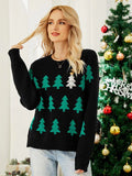 STYLISH JACQUARD LONG-SLEEVED CHRISTMAS SWEATER