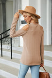 ROUND NECK LOOSE LONG SLEEVE T-SHIRT