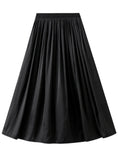HIGH WAIST AND SLIM PLEATED SKIRT
