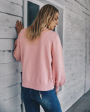 CLASSY LONG SLEEVE V-NECK KNITTED CARDIGAN SWEATER