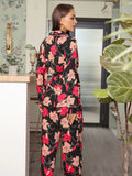 FASHION LAPEL LONG SLEEVE TROUSERS PAJAMAS SUIT