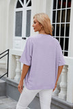SOLID COLOR MEDIUM SLEEVE KNITTED JACKET