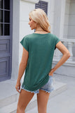 ROUND NECK SHORT SLEEVES POCKETS T-SHIRT