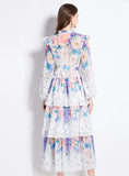 RETRO SLIM WAIST TEMPERAMENT CAKE DRESS