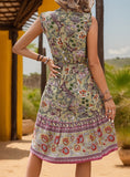 SUMMER BOHEMIAN PRINT DRESS