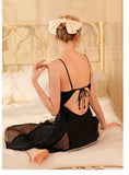FASHION SEXY SATIN NIGHTDRESS PAJAMAS