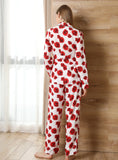 FASHION PRINTED LONG-SLEEVED PAJAMAS SET