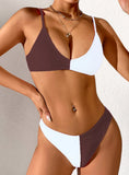 SEXY CONTRAST TWO PIECE BIKINI