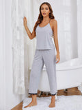 FASHION SUMMER SLING PAJAMAS SUIT