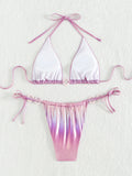 JEWELRY LACE UP SEXY BIKINI